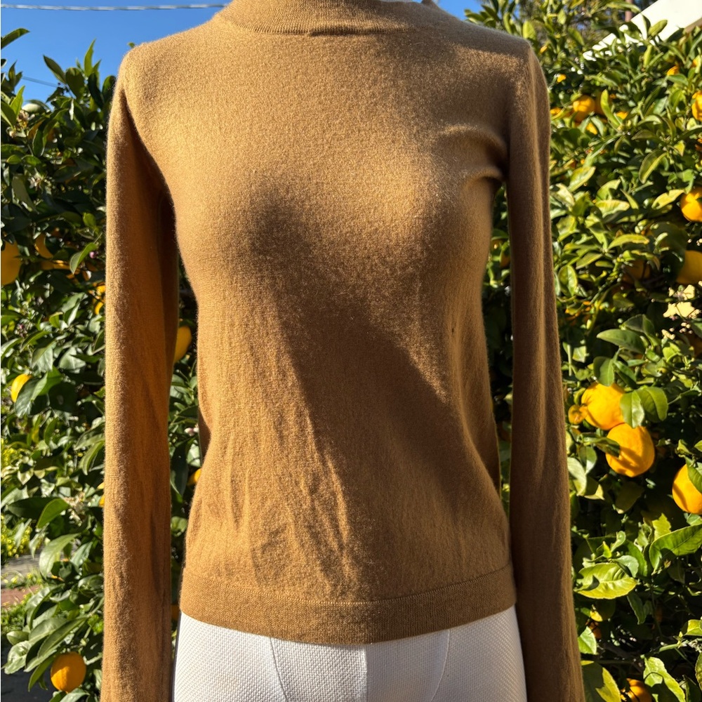 COS Women's Crew Neck Sweater - Camel Brown